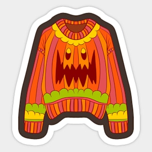 Pumpkin Illustration Sticker